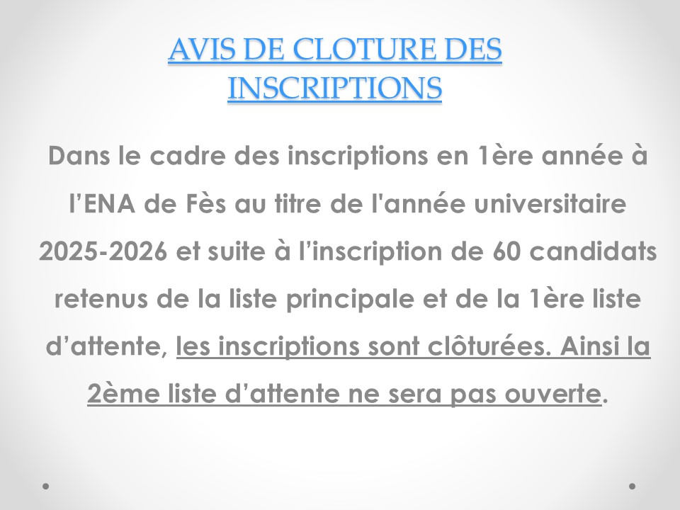 Annonce Concours 2025